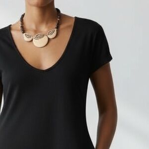 Vintage Artistic Elegant Ceramic& Glass Bead Necklace